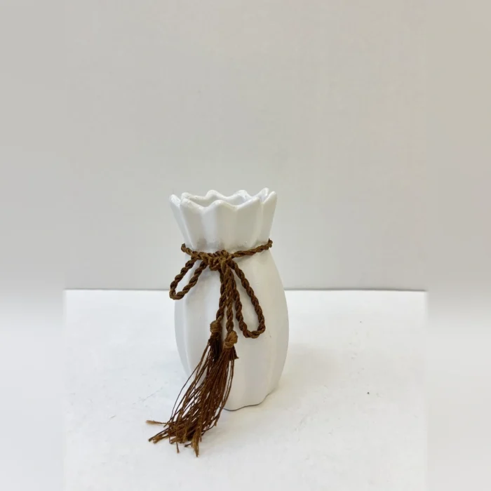فازه صغيره ابيض كود-3016